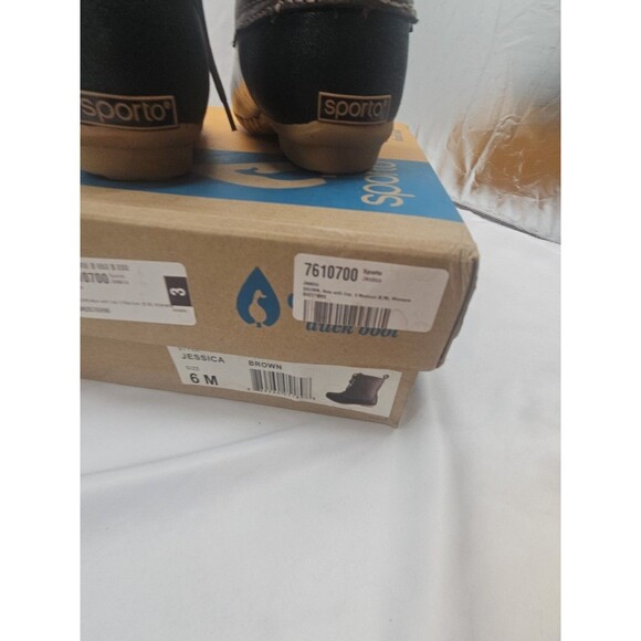 Sporto The Original Duck Boot Jessica  Womens Size 6M Brown Rain Snow Boots - Picture 8 of 16